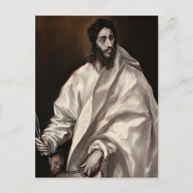 Bartholomew the Apostle by El Greco Postcard (Front)