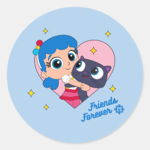 Bartleby - Friends Forever Classic Round Sticker