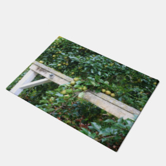 Bartlett Pears On Tree Hitching Post Doormat