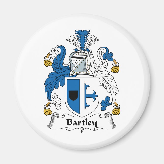 Bartley Family Crest Magnet (Front)