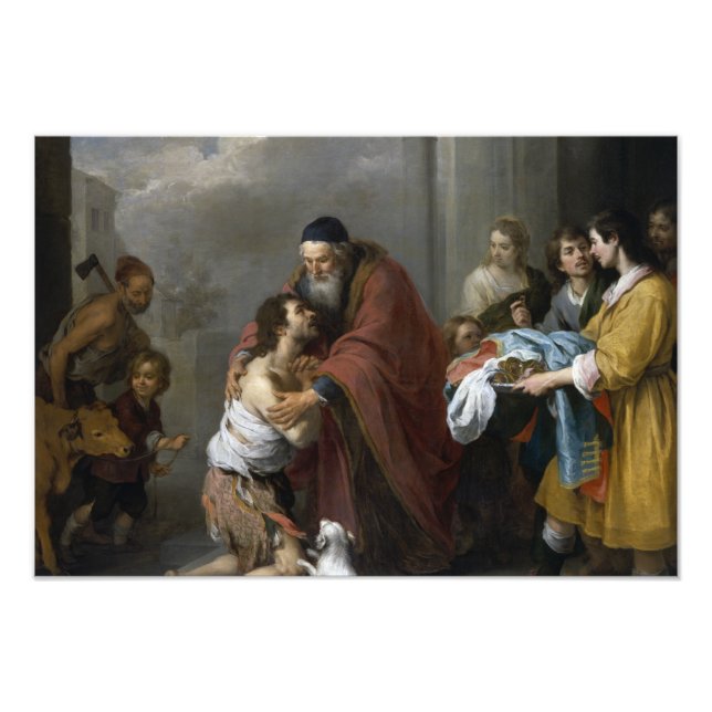 Bartolome Esteban Murillo-Return of the Prodigal Photo Print (Front)