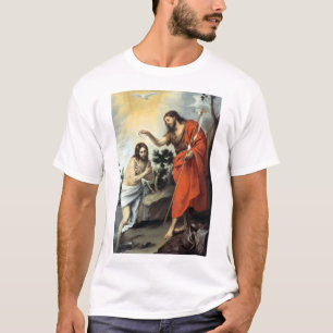 Bartolomé Esteban Murillo The Baptism of Christ T-Shirt