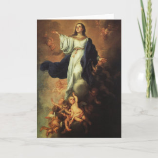 Bartolome Murillo - Assumption of the Virgin Holiday Card