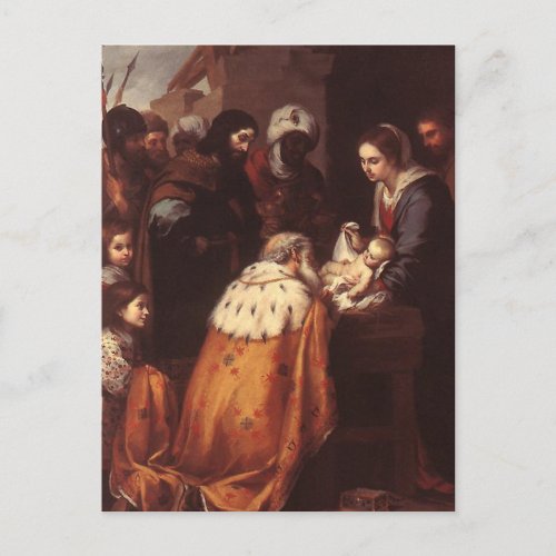 Bartolome Murillo _ The Adoration of the Magi Postcard