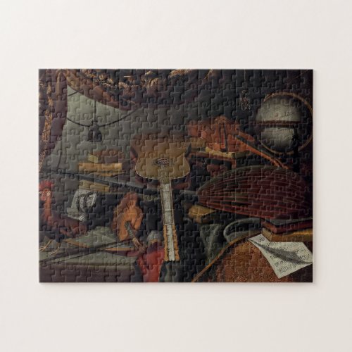 Bartolomeo Bettera Still Life Musical Instruments Jigsaw Puzzle