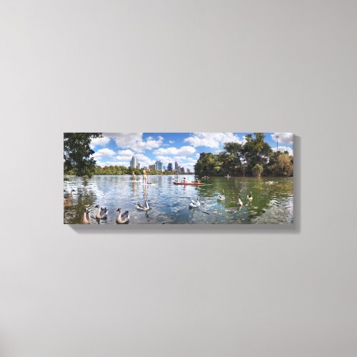 Barton Creek at Lady Bird Lake _ Austin Texas Canvas Print