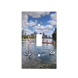 Barton Creek at Lady Bird Lake - Austin, Texas Light Switch Cover
