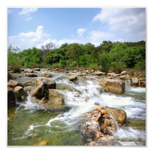 Barton Creek _ Austin Texas _ 3 Mile Waterfalls 2 Photo Print