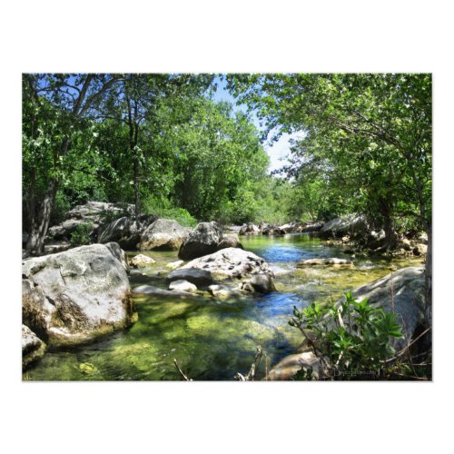 Barton Creek Crossing _ Austin Texas Photo Print