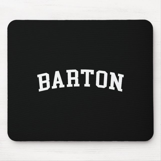 Barton  mouse pad (Front)