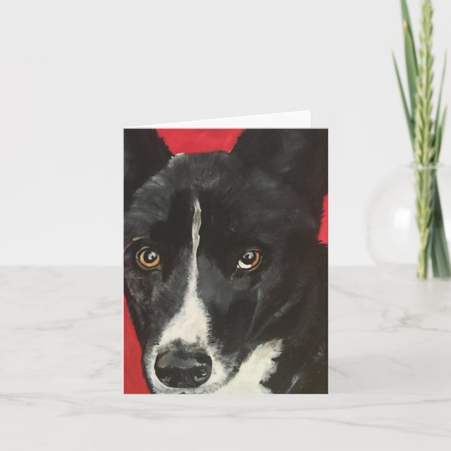 Baru - Pet Portrait Notecard (Front)