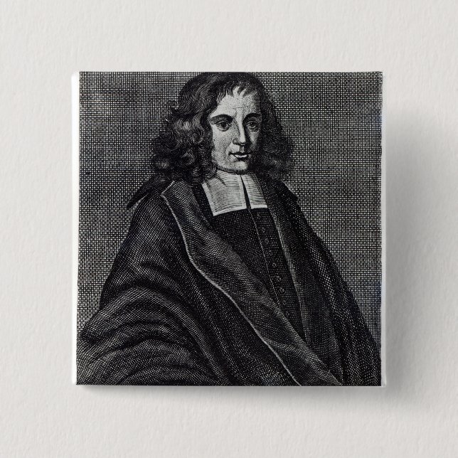 Baruch de Spinoza Pinback Button (Front)