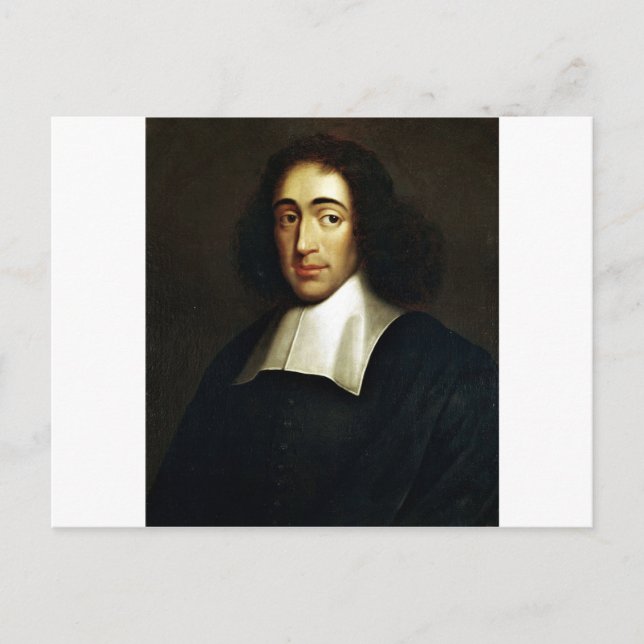 Baruch Spinoza Postcard (Front)