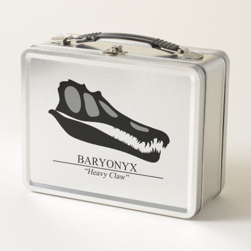 Baryonyx Skull Metal Lunch Box