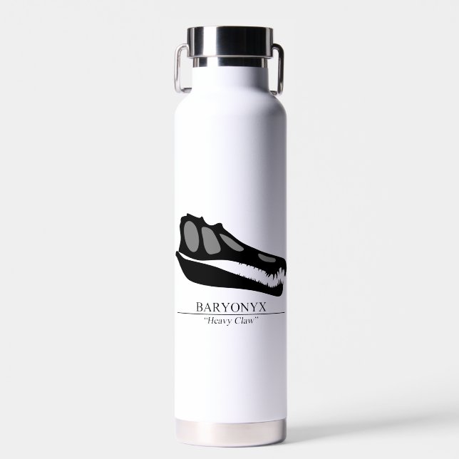 Baryonyx Skull Water Bottle (Front)