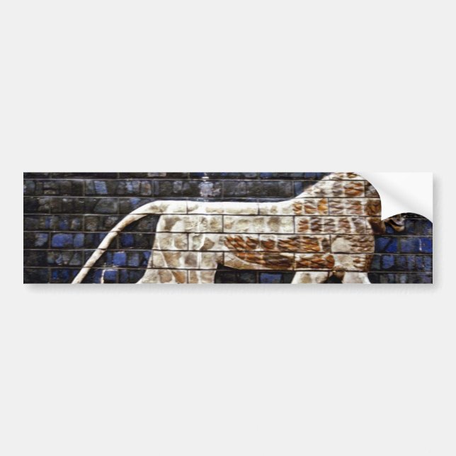 Bas Relief, Ishtar Lion Gate - Istanbul Bumper Sticker (Front)
