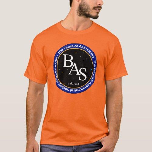 BAS T_Shirt with Large Logo on Front Light Shirt