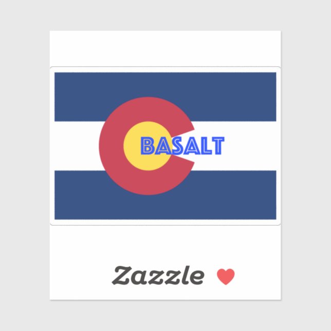 Basalt CO Sticker (Sheet)