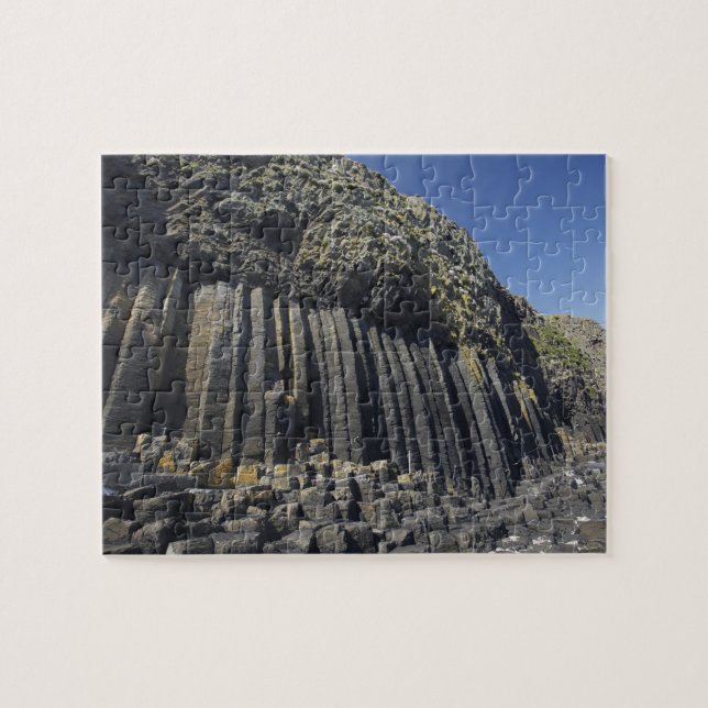 Basalt Columns by Fingal's Cave, Staffa, off Jigsaw Puzzle (Horizontal)