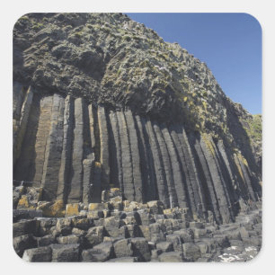Basalt Columns by Fingal's Cave, Staffa, off Square Sticker