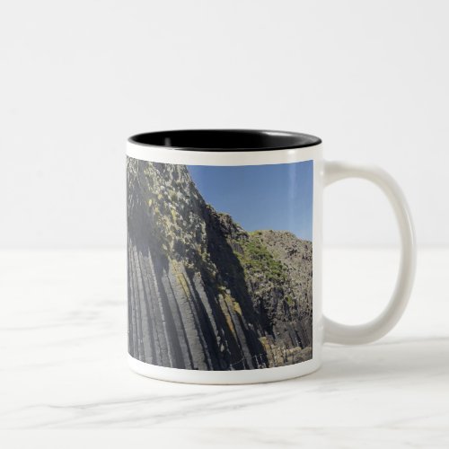 Basalt Columns by Fingals Cave Staffa off Two_Tone Coffee Mug