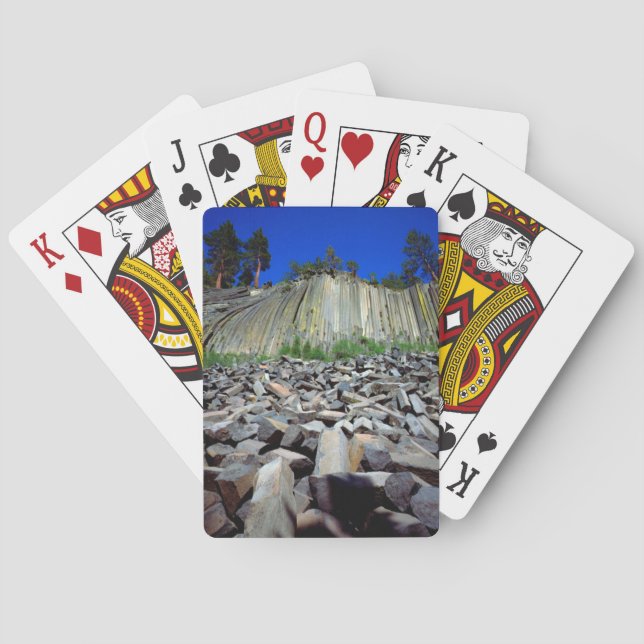 Basalt Formations of Devils Postpile Poker Cards (Back)