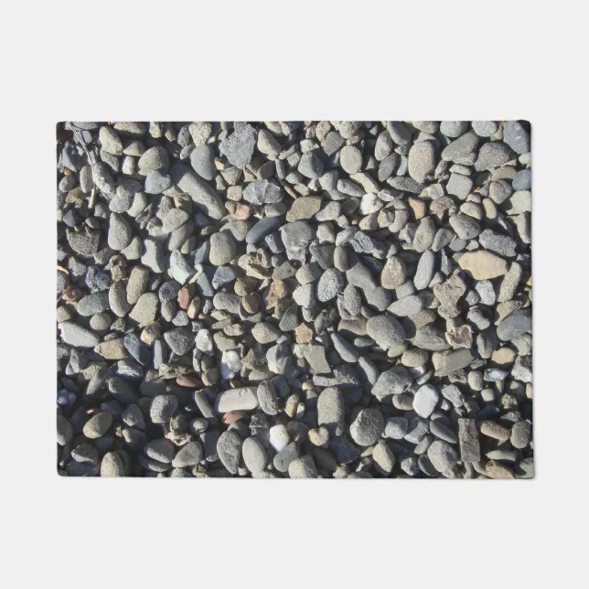 Basalt gravel doormat | Zazzle