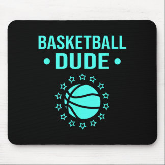 Basball Dude Shirt And Basball Shirts For Boys Men Mouse Pad