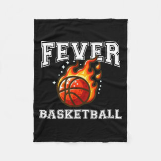 Basball Fever Vintage Fleece Blanket