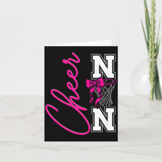 Basball Game Cheerleading Sport Cheer Nan Nana Card