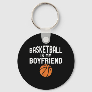 Basball Player Quotes - Basball Is My Boyfriend Keychain