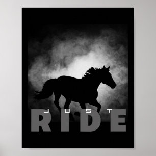 Basbo Just Ride Horseback Riding Apparel - Horse Poster