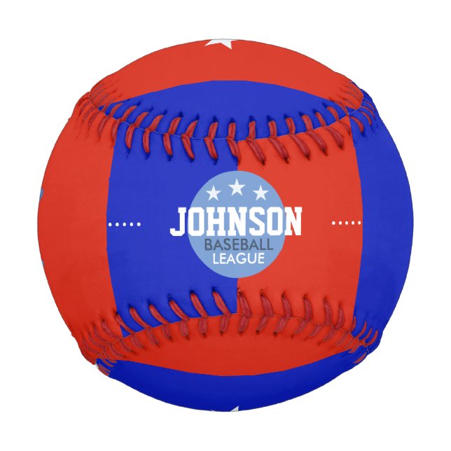 base-ball league personalized baseball (Front)