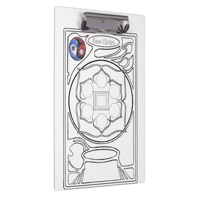 Base Chakra color-in Clipboard (Right)