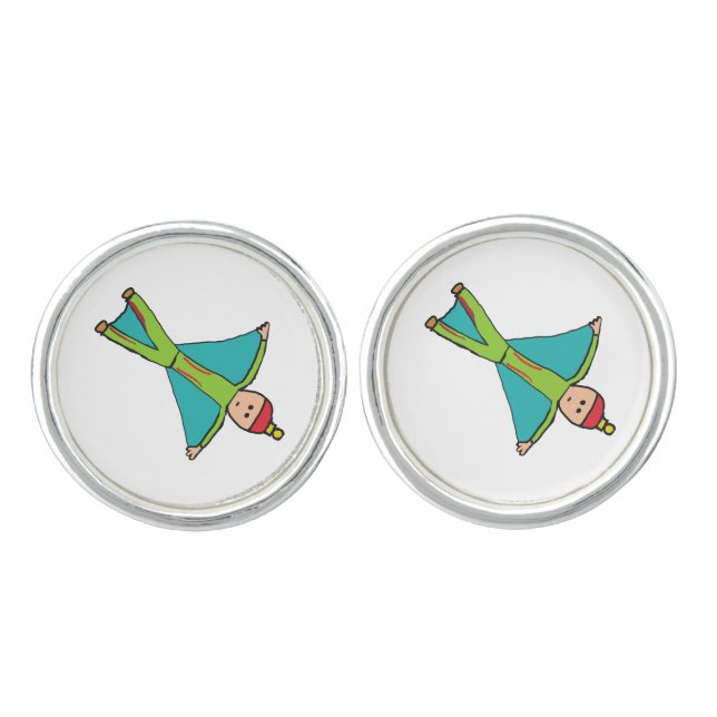 BASE Jumping Cufflinks (Front)