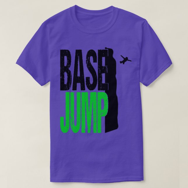 Base Jumping Parachute Extremely Wingsuit Base2  T-Shirt (Design Front)