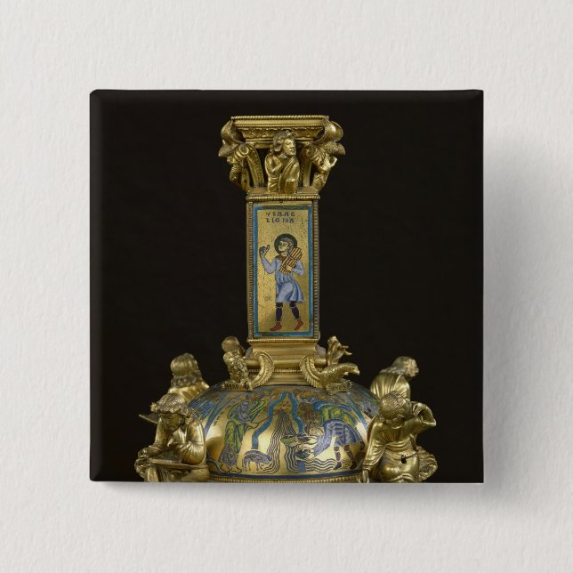 Base of the Cross of St. Bertin Button (Front)