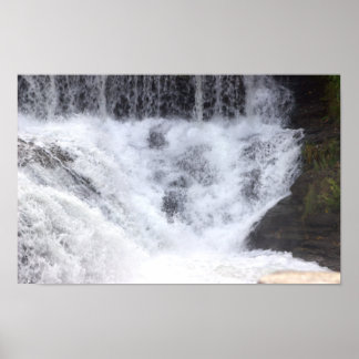 Base of Waterfall Poster