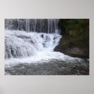Base of Waterfall Poster