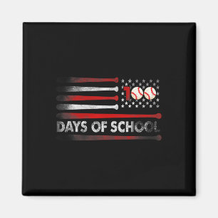 Baseball 100 Days Of School Baseball 100th Day Tea Magnet