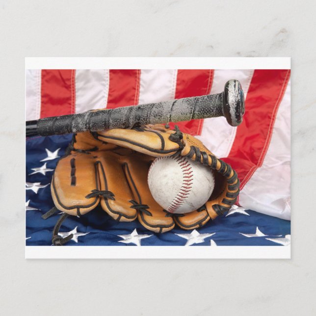 Baseball 18 USA Postcard (Front)