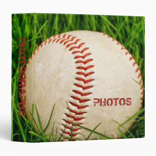 Baseball 1.5" Photo Album Binder