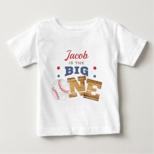 Baseball 1st Birthday Baby T-Shirt