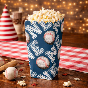 Baseball 1st Birthday Favor Box Rookie of the Year