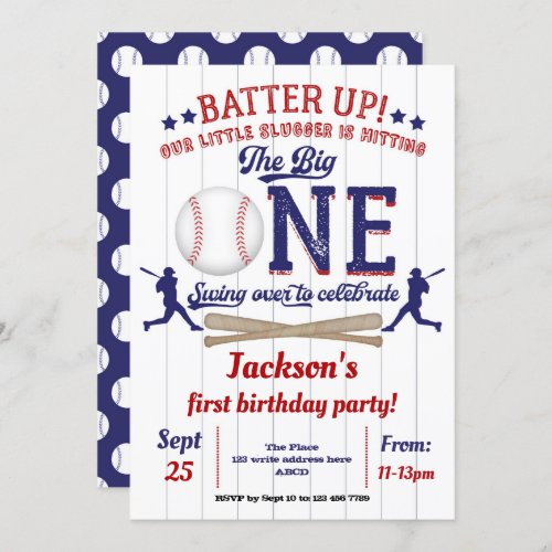 Baseball, 1st Birthday for Boy, Sport