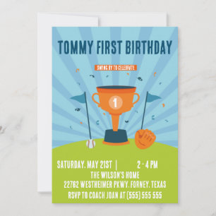Baseball 1st birthday Sports Theme