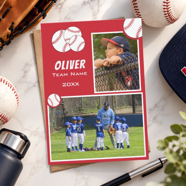 Baseball 2 Photo Memory Mate Card (Creator Uploaded)