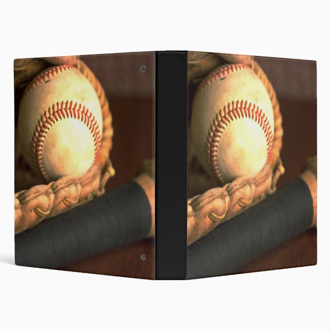 Baseball 3 Ring Binder (Background)