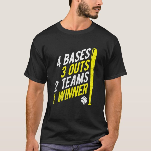 Baseball 3 T-Shirt (Front)