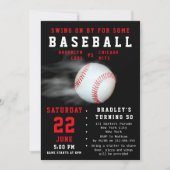 Baseball 50th Birthday Sports Party Invitation | Zazzle